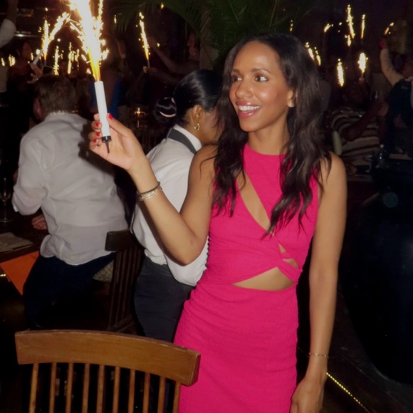 Pink Cutout Dress - Picture 5 of 5